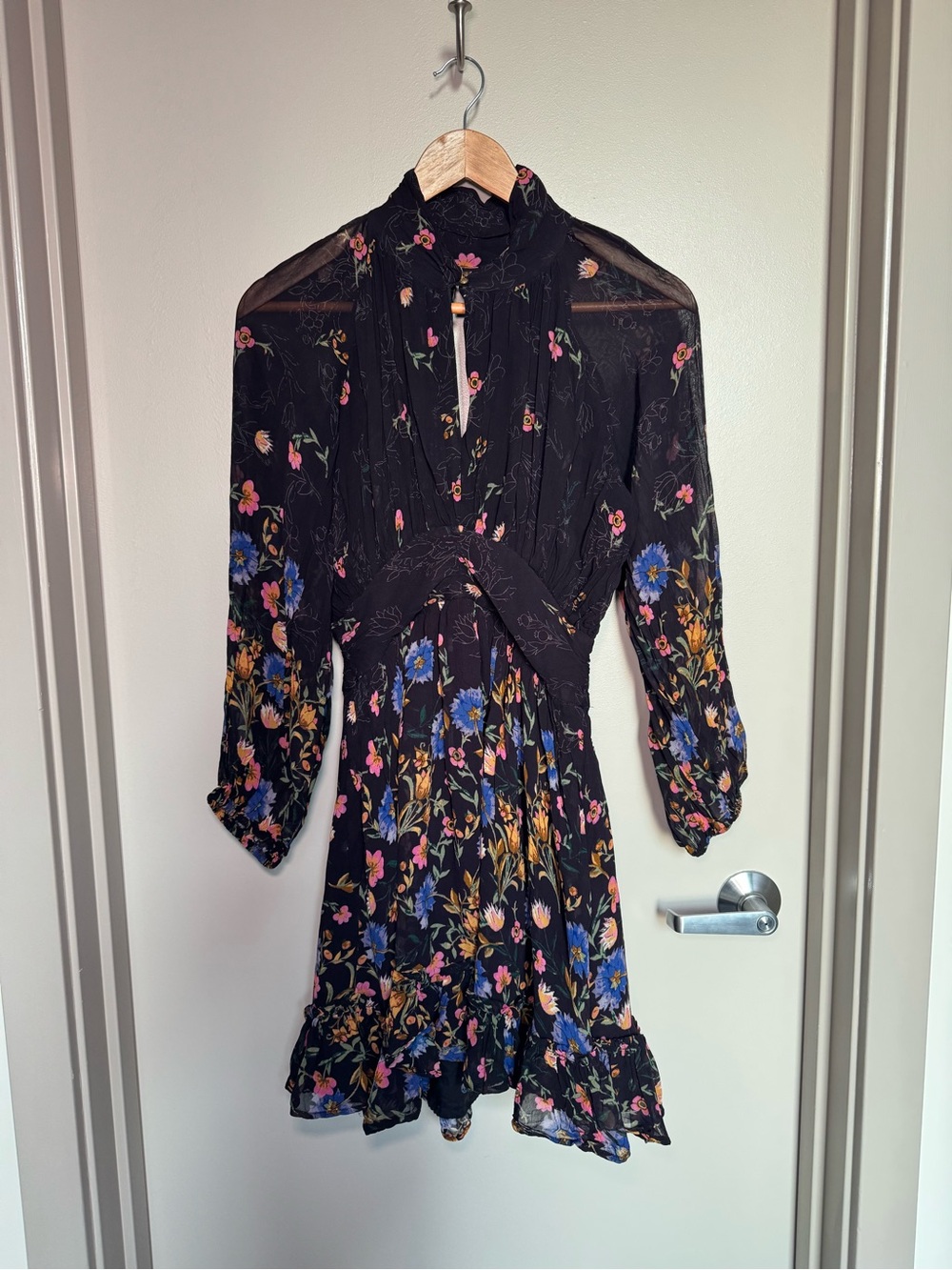 Anthropologie Floral Mini Dress